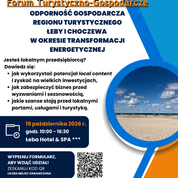 W Łebie odbędzie się Forum Turystyczno-Gospodarcze poświęcone transformacji energetycznej regionu